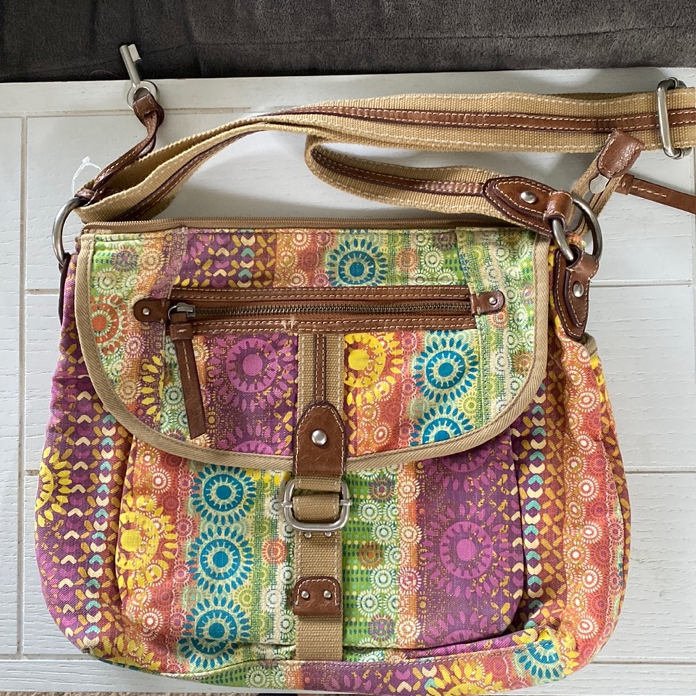 Fossil purse heavy cloth